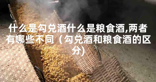 什么是勾兑酒什么是粮食酒,两者有哪些不同（勾兑酒和粮食酒的区分)