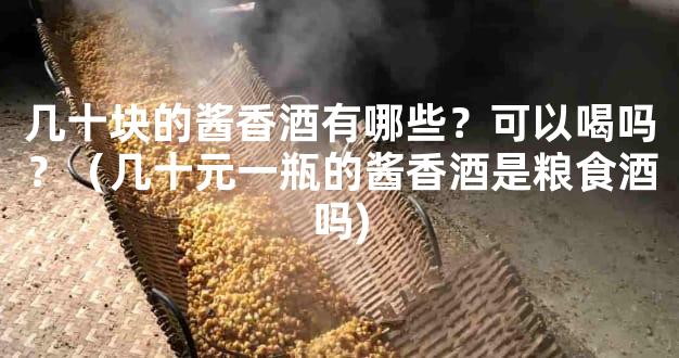 几十块的酱香酒有哪些？可以喝吗？（几十元一瓶的酱香酒是粮食酒吗)