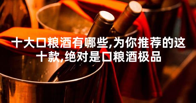 十大口粮酒有哪些,为你推荐的这十款,绝对是口粮酒极品