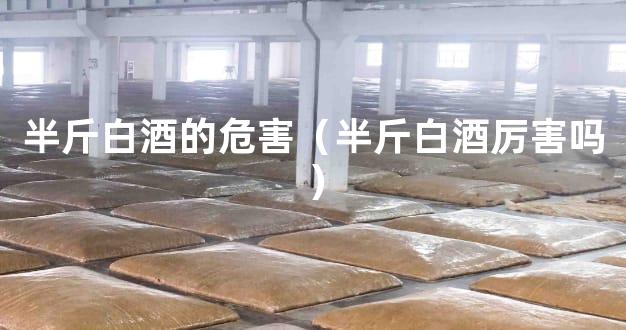 半斤白酒的危害（半斤白酒厉害吗）