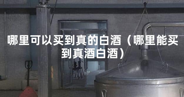 哪里可以买到真的白酒（哪里能买到真酒白酒）