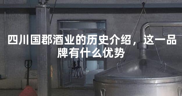四川国郡酒业的历史介绍，这一品牌有什么优势