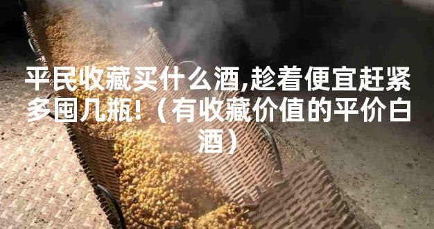 平民收藏买什么酒,趁着便宜赶紧多囤几瓶!（有收藏价值的平价白酒）