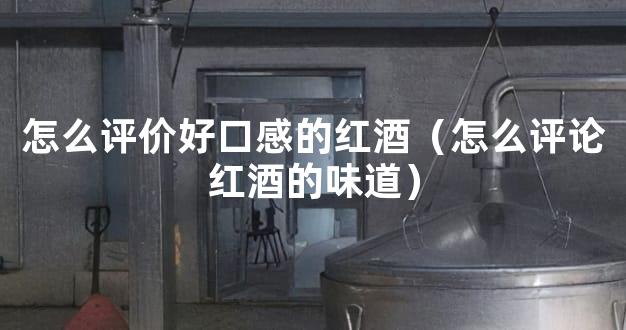 怎么评价好口感的红酒（怎么评论红酒的味道）