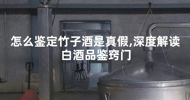 怎么鉴定竹子酒是真假,深度解读白酒品鉴窍门