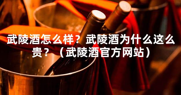 武陵酒怎么样？武陵酒为什么这么贵？（武陵酒官方网站）