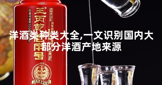 洋酒类种类大全,一文识别国内大部分洋酒产地来源