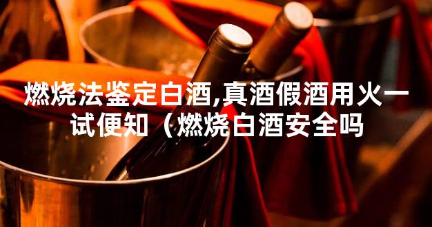 燃烧法鉴定白酒,真酒假酒用火一试便知（燃烧白酒安全吗