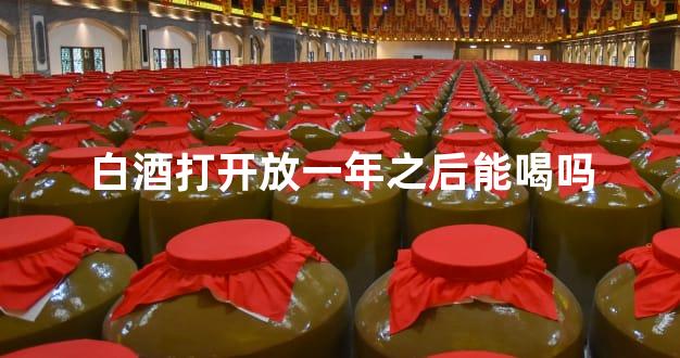 白酒打开放一年之后能喝吗