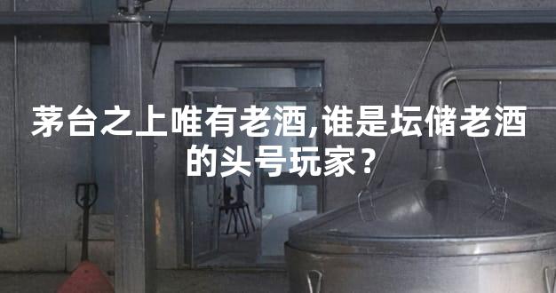 茅台之上唯有老酒,谁是坛储老酒的头号玩家？