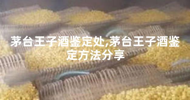 茅台王子酒鉴定处,茅台王子酒鉴定方法分享