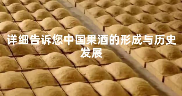 详细告诉您中国果酒的形成与历史发展