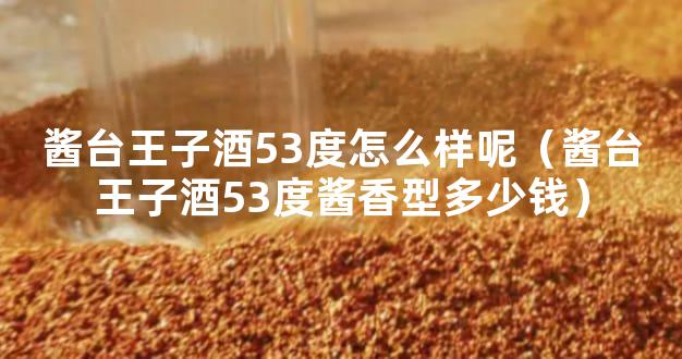 酱台王子酒53度怎么样呢（酱台王子酒53度酱香型多少钱）